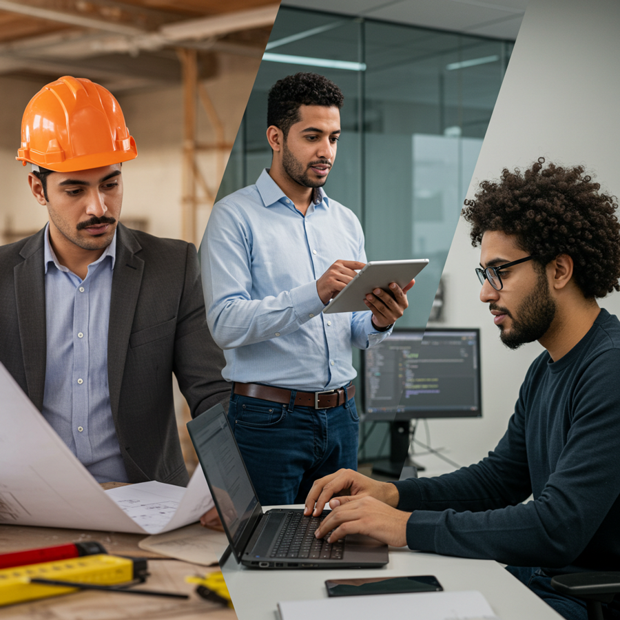 خدمات هندسية وتسويق رقمي وحلول أعمال